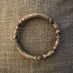 Animal print Bracelet in leather for big wrist